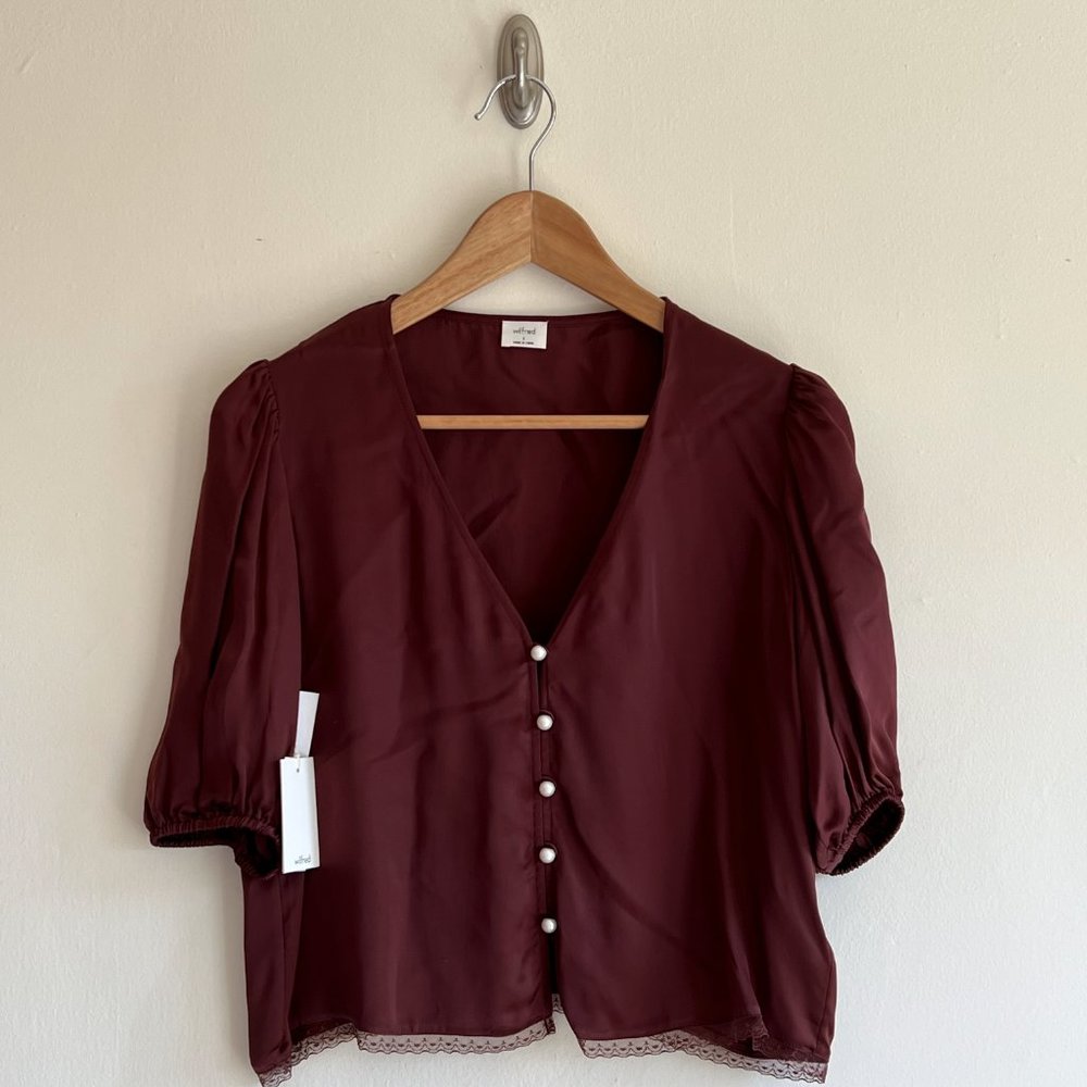 Aritzia Wilfred Bria Blouse